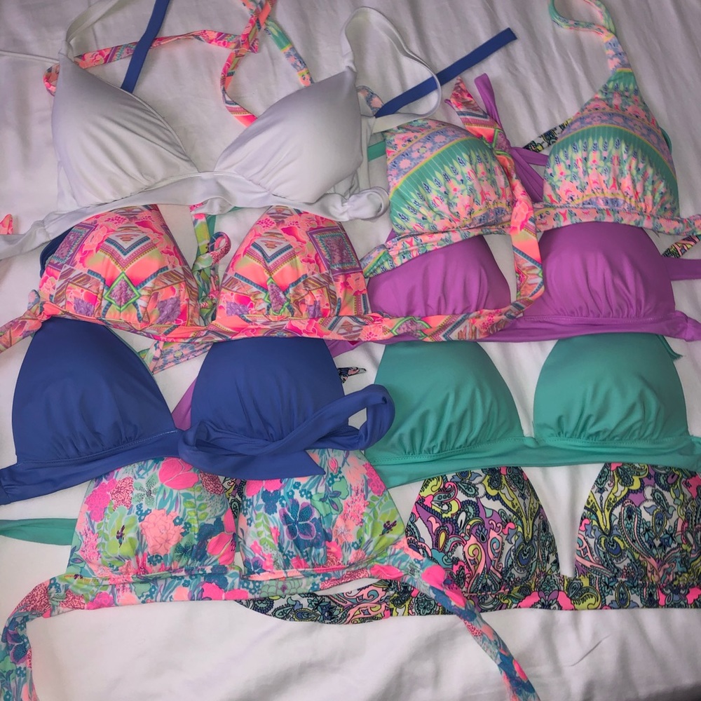 Victoria’s Secret halter push up bikini tops